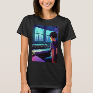 T-shirt Hip hop lo fi chillhop battements chill esthétique