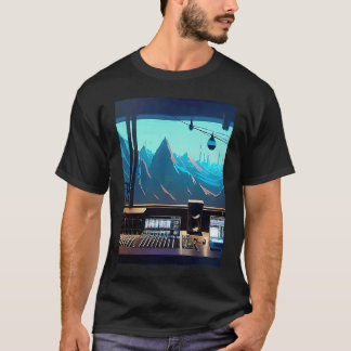 T-shirt Hip hop lo fi chillhop battements chill studio est