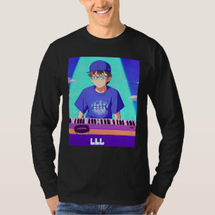 T-shirt Hip hop lo fi chillhop battements cool lofi esthét