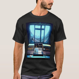 T-shirt hip hop lo fi chillhop battements de détente ambia