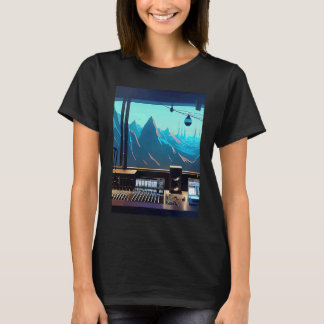 T-shirt hip hop lo fi chillhop battements de détente ambia