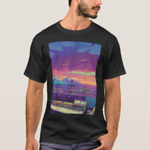 T-shirt Hip hop lo fi chillhop rythmes calmes lofi esthéti