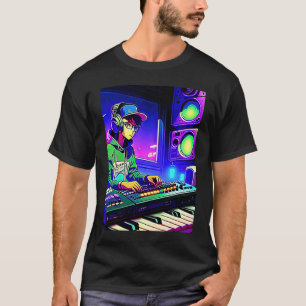 T-shirt hip hop lo fi chillhop rythmes chill esthétique  2
