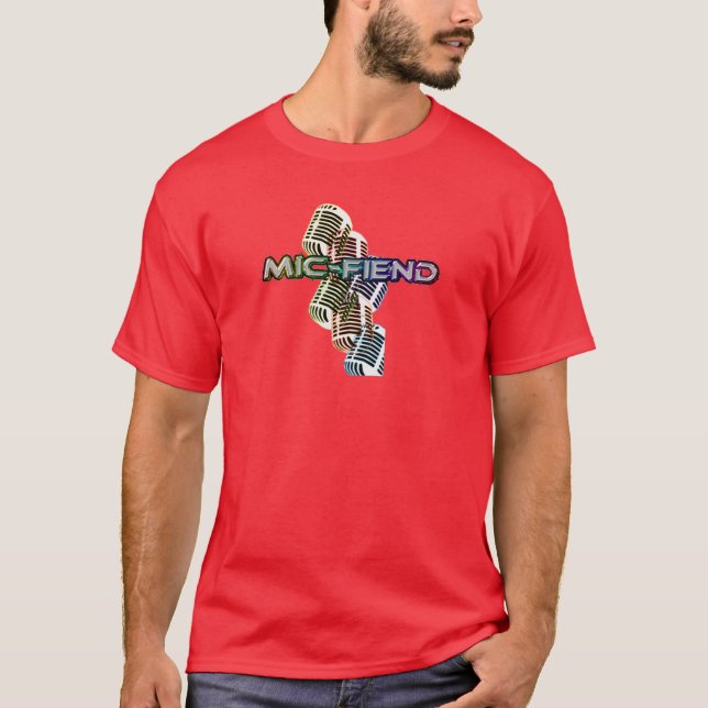 T-shirt Hip hop Mic Fiend T Chemise (Devant)