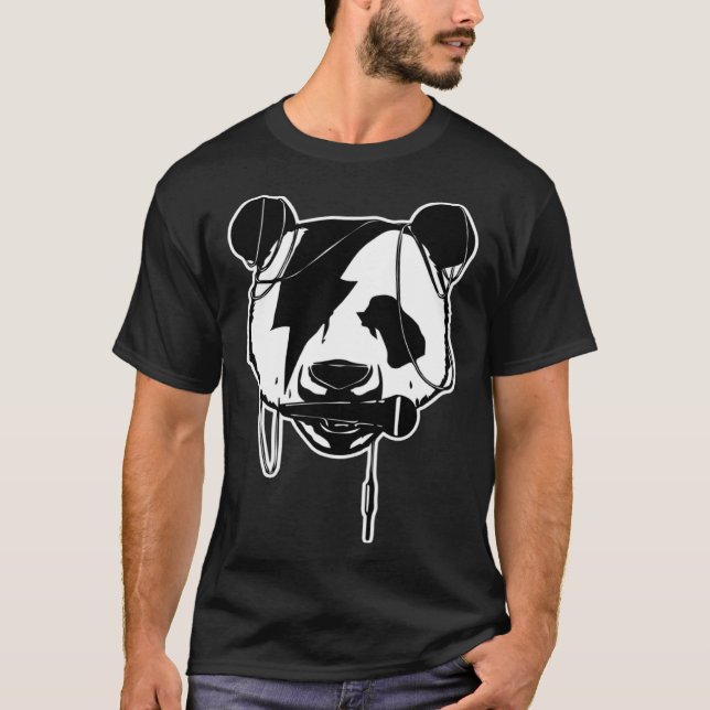 T-shirt Hip Hop Panda Is Ready For Freestyle Battle (Devant)