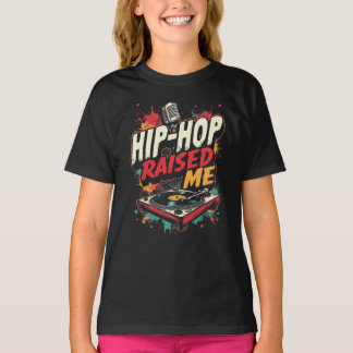 T-shirt Hip-Hop Raising Me - Urban Rap Streetwear Design