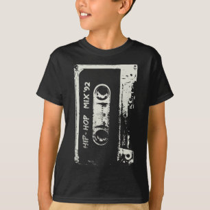 T-shirt Hip hop Rap Mixtape Cassette DJ Retro 90s
