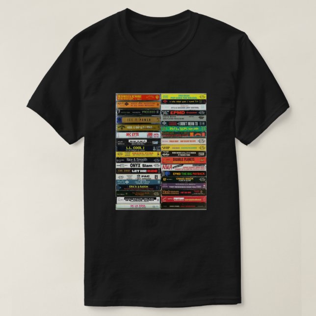 T-shirt Hip Hop Tapes 90s Hip Hop Tees Classic (Design devant)