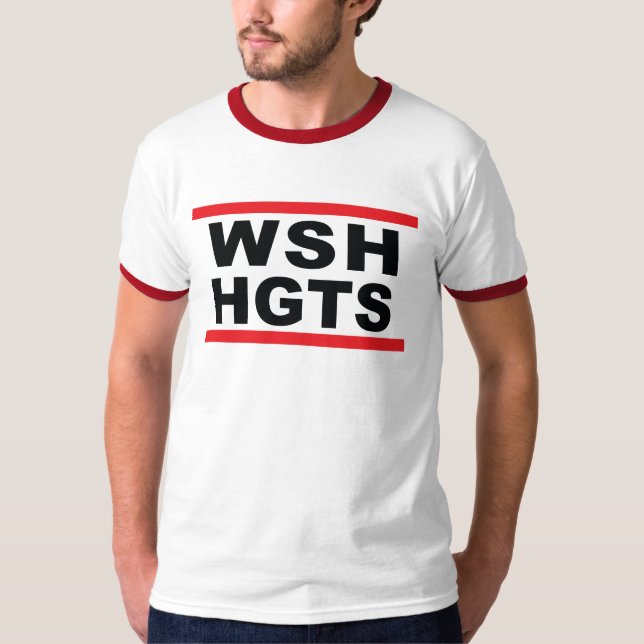 T-shirt Hip hop WSH HGTS (Devant)