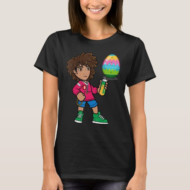 T-shirt Hip Hope Dancing Break Dance Spring Summer Fun Exe (Devant)