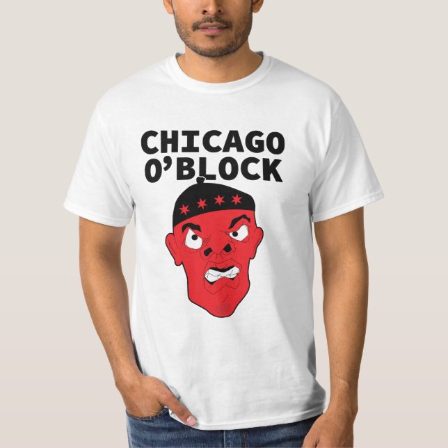 T-shirt Hiphop de Chicago O'Block (Devant)