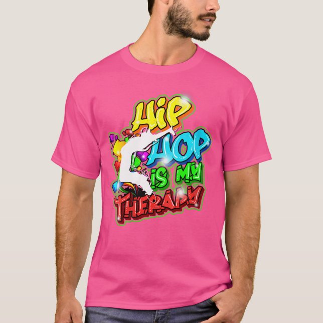 T-shirt Hiphop Femme Pour Rapper Hommes Beatbox Graffit Ra (Devant)