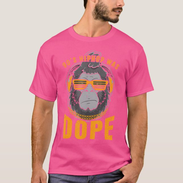 T-shirt Hiphop Gorilla Oldschool (Devant)