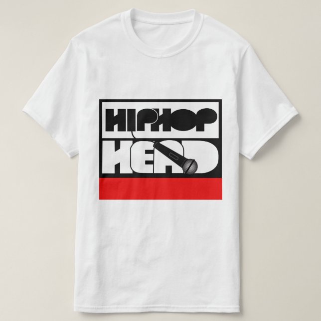 T-shirt HipHop Head lâche le micro (Design devant)