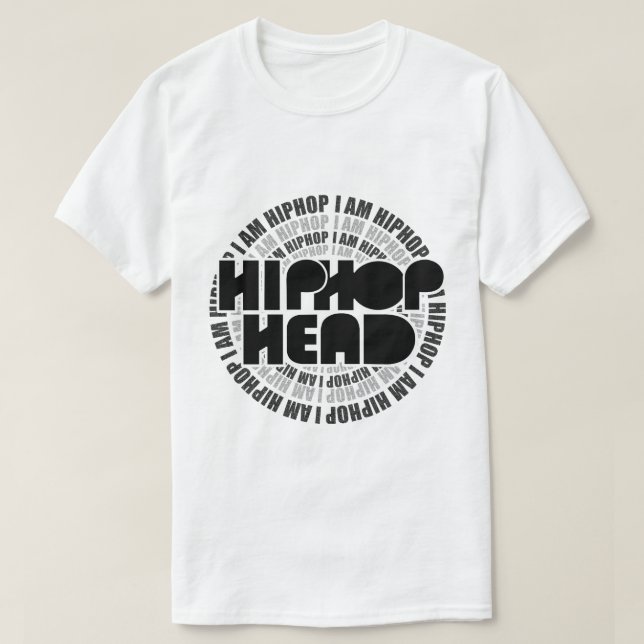 T-shirt HipHop Head pour l'éternité (Design devant)