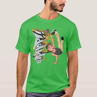 T-shirt HiphopHiphop musique d'amourshiphop graffiti fille
