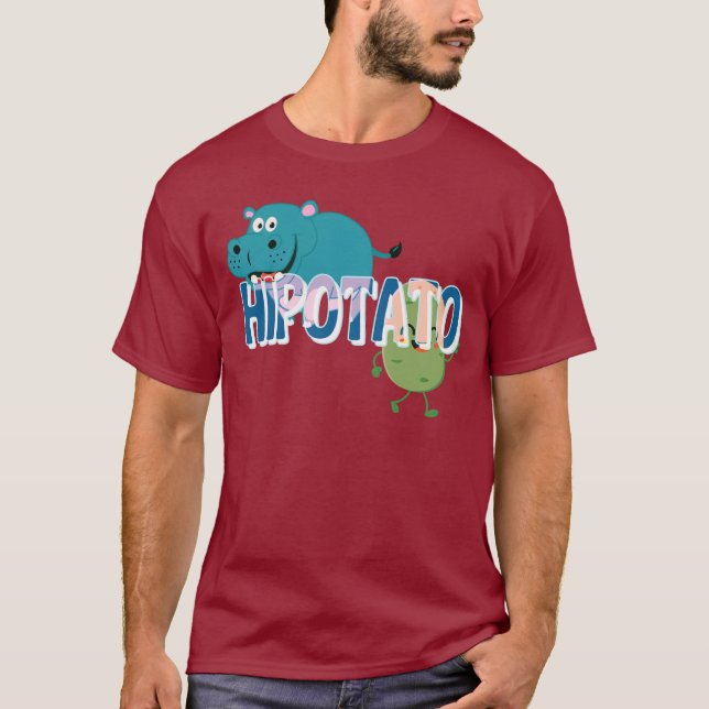 T-shirt Hipo et pomme de terre (Devant)
