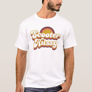 T-shirt Hippie 1970 Contre-culture Scooter Hussy