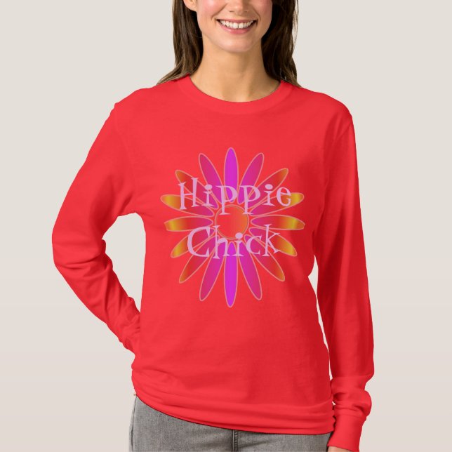 T-shirt Hippie Chick (Devant)
