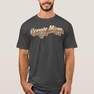 T-shirt Hippie Corgi Maman les années 70 Pembroke Welsh Re