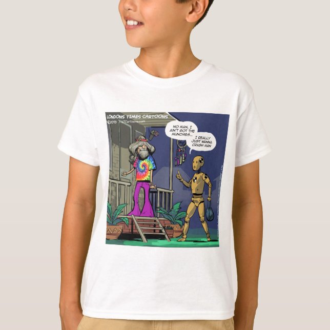 T-shirt Hippie Crash Test Drôle (Devant)