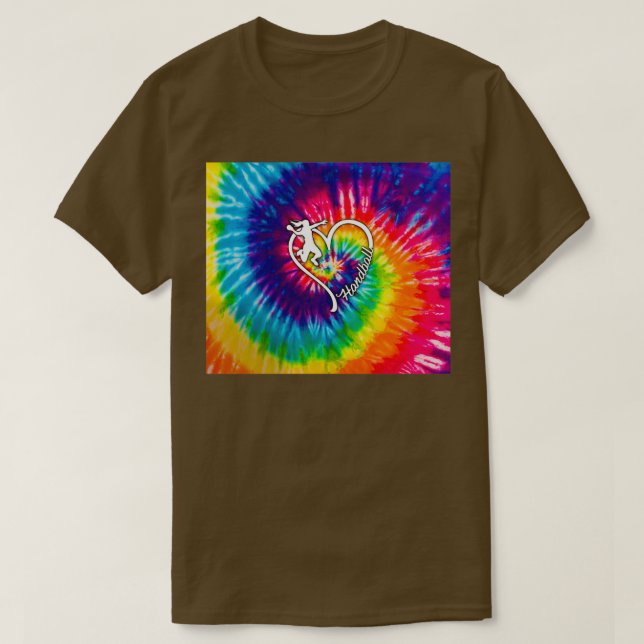 T-shirt Hippie de handball (Design devant)