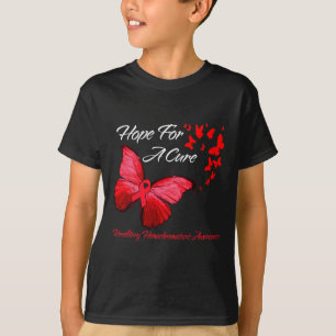 T-shirt Hippie Dragonfly Red Ribbon Sensibilisation au can