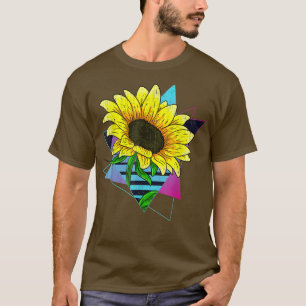 T-shirt Hippie Fleur Jaune Lover 80s Vaporwave esthétique