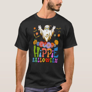 T-shirt Hippie Halloween Ghost Tie Dye Hippie Costume Hall