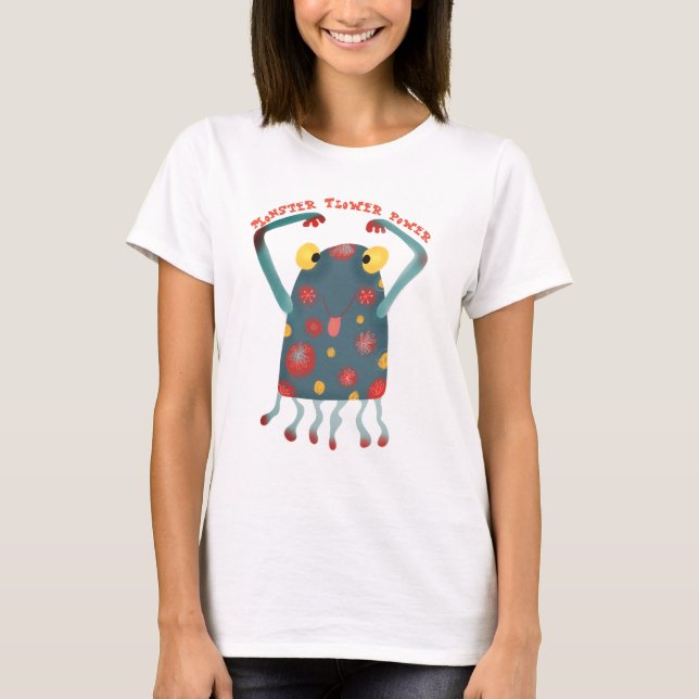 T-shirt Hippie monster (Devant)