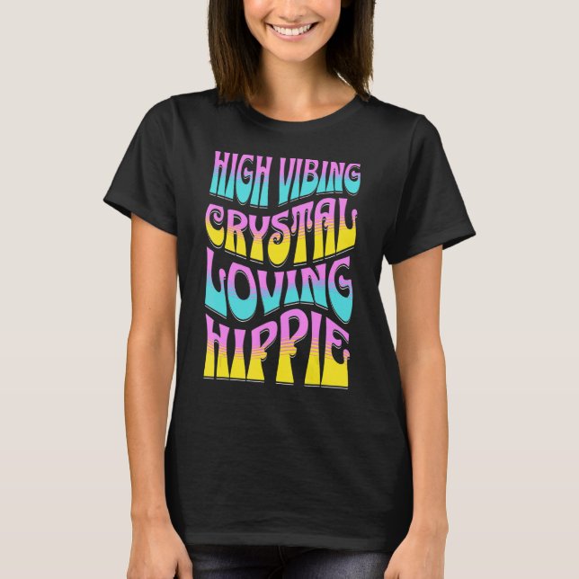 T-shirt Hippie Retro Chakra Vi (Devant)