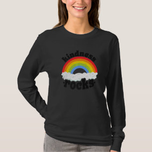 T-shirt Hippie Retro enseignant anti-harcèlement Rainbow K