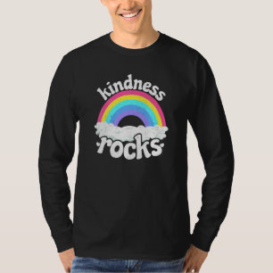 T-shirt Hippie Retro enseignant anti-harcèlement Rainbow K