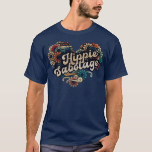 T-shirt Hippie Sabotage VIGNETTE COULEUR VINTAGE