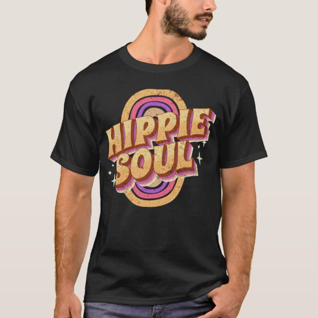 T-shirt Hippie Soul Hippie (Devant)