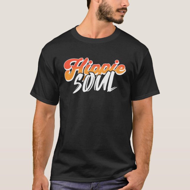 T-shirt Hippie Soul   Hippie  3 (Devant)