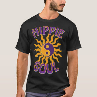 T-shirt Hippie Soul - Yin Yang Sun