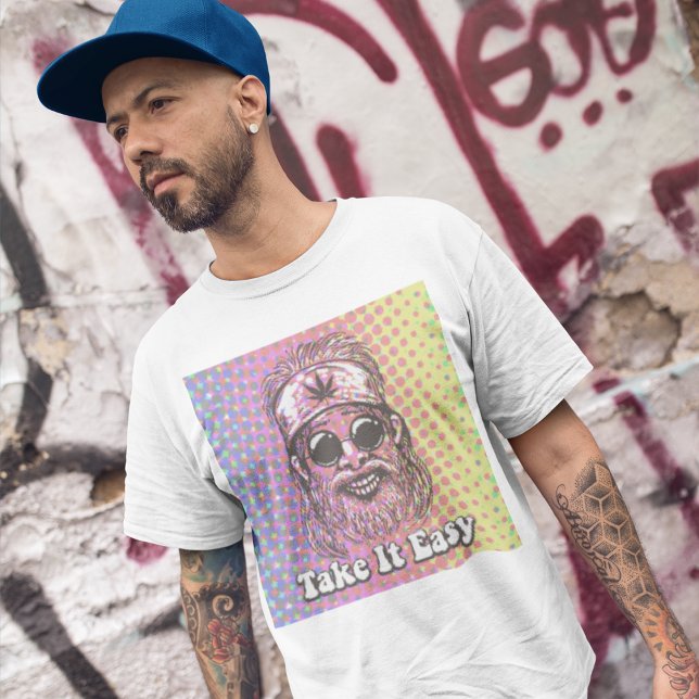 T-shirt hippie Take It Easy (Créateur téléchargé)