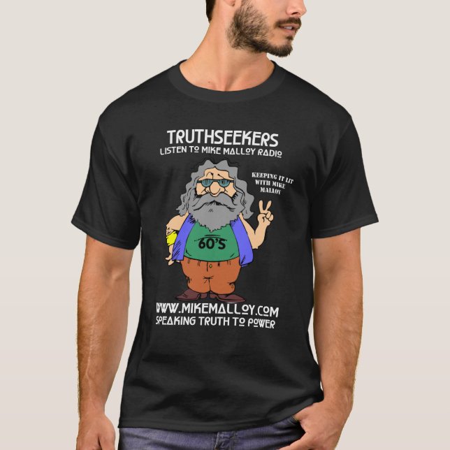 T-SHIRT HIPPIE TRUTHSEEKER (Devant)