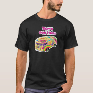 T-shirt hippie van retro comment je roule
