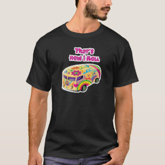 T-shirt hippie van retro comment je roule