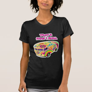 T-shirt hippie van retro comment je roule