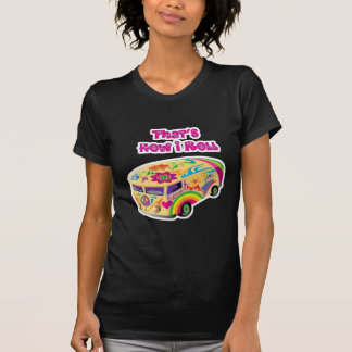 T-shirt hippie van retro comment je roule