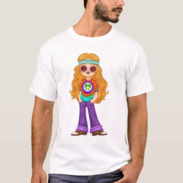 T-shirt Hippie Vibe (Devant)