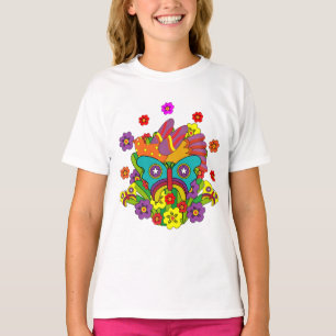 T-shirt Hippies - Hippy Flower Power - Hippies mignons - 1