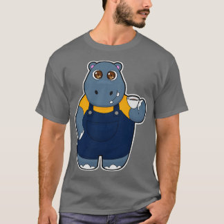 T-shirt Hippo avec la coupe du café 1