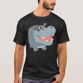 T-shirt Hippo avec un joli dessin souriant