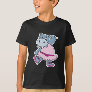 T-shirt hippo bête de ballerine