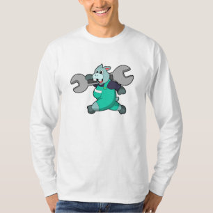 T-shirt Hippo comme mécanique avec clé