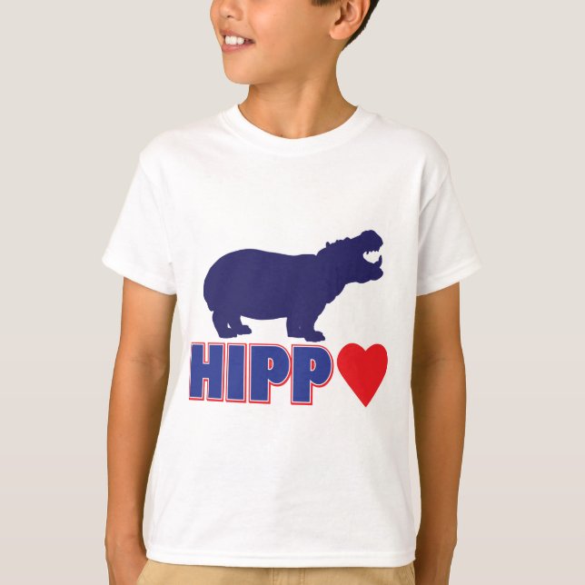 T-shirt Hippo Heart (Devant)